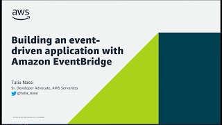 Building an event-driven application with Amazon EventBridge | Amazon Web Services screenshot 3