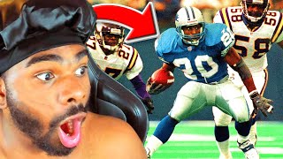 First Time REACTION To Barry Sanders Greatest Highlights EVER!