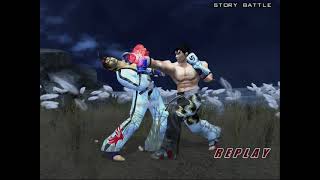Tekken 5 - Rivals Battle in a Moonlit Wilderness. Resimi
