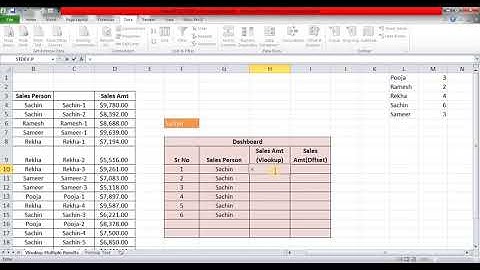 Video 49 VLOOKUP FOR MULTIPLE LOOKUP RESULTS SACHIN VARTAK EXCEL
