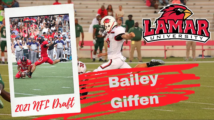 Bailey Giffen, P/K, Lamar University | 2021 NFL Dr...