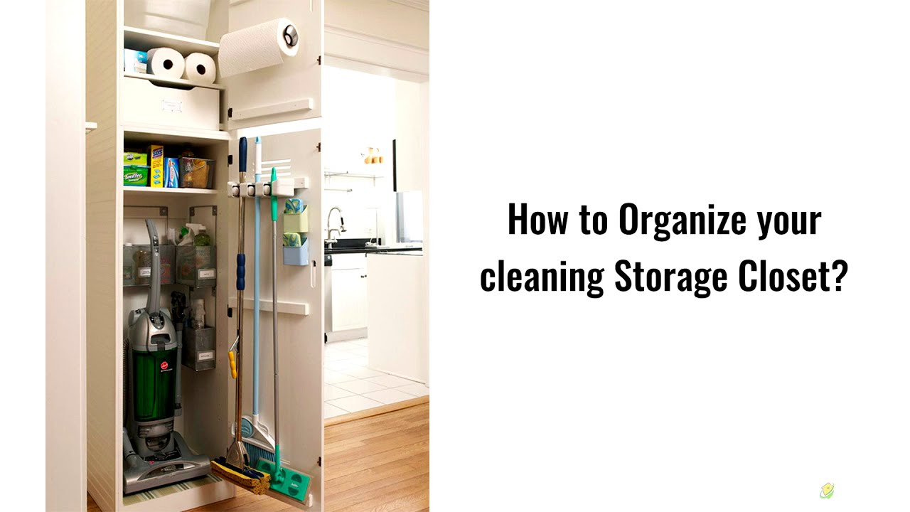 How to Organize Your Cleaning or Utility Closet