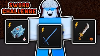 The ULTIMATE Sword Challenge In Roblox FLAG WARS!