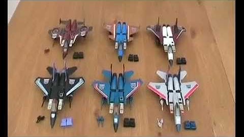 G1 Transformers Decepticon Seeker Jets Starscream etc