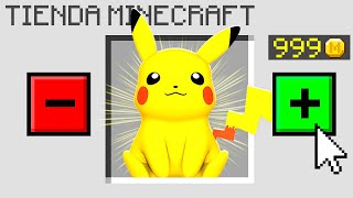 Paso Minecraft pero Puedo COMPRAR CUALQUIER ITEM de POKEMON💰🤑