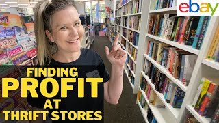 SHOPPING AT THRIFT STORES FOR BOOKS TO SELL ON EBAY!