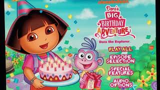 NICKELODEON DORA THE EXPLORER Dora’s Big Birthday Adventure DVD Menu Walkthrough 🇦🇺