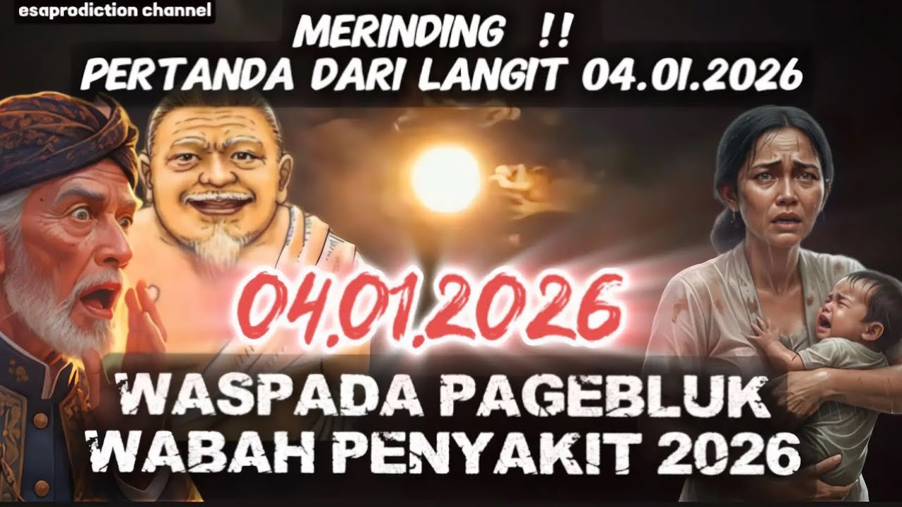 MERINDING PERTANDA dari LANGIT 04 01 2026 - WASPADA PAGEBLUK WABAH PENYAKIT 2026