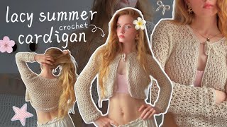 I made Crochet Cardigan for Summer and Spring! / Tutorial