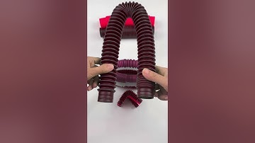 SATISFY Robot Pop Tube #diy #asmr #satisfying #creative #poptubesound  #robot #oddasmr #relaxing