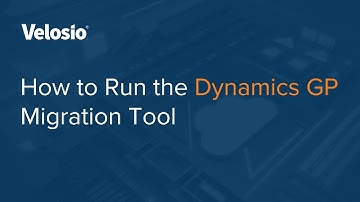 How to Run the Dynamics GP Migration Tool | Velosio