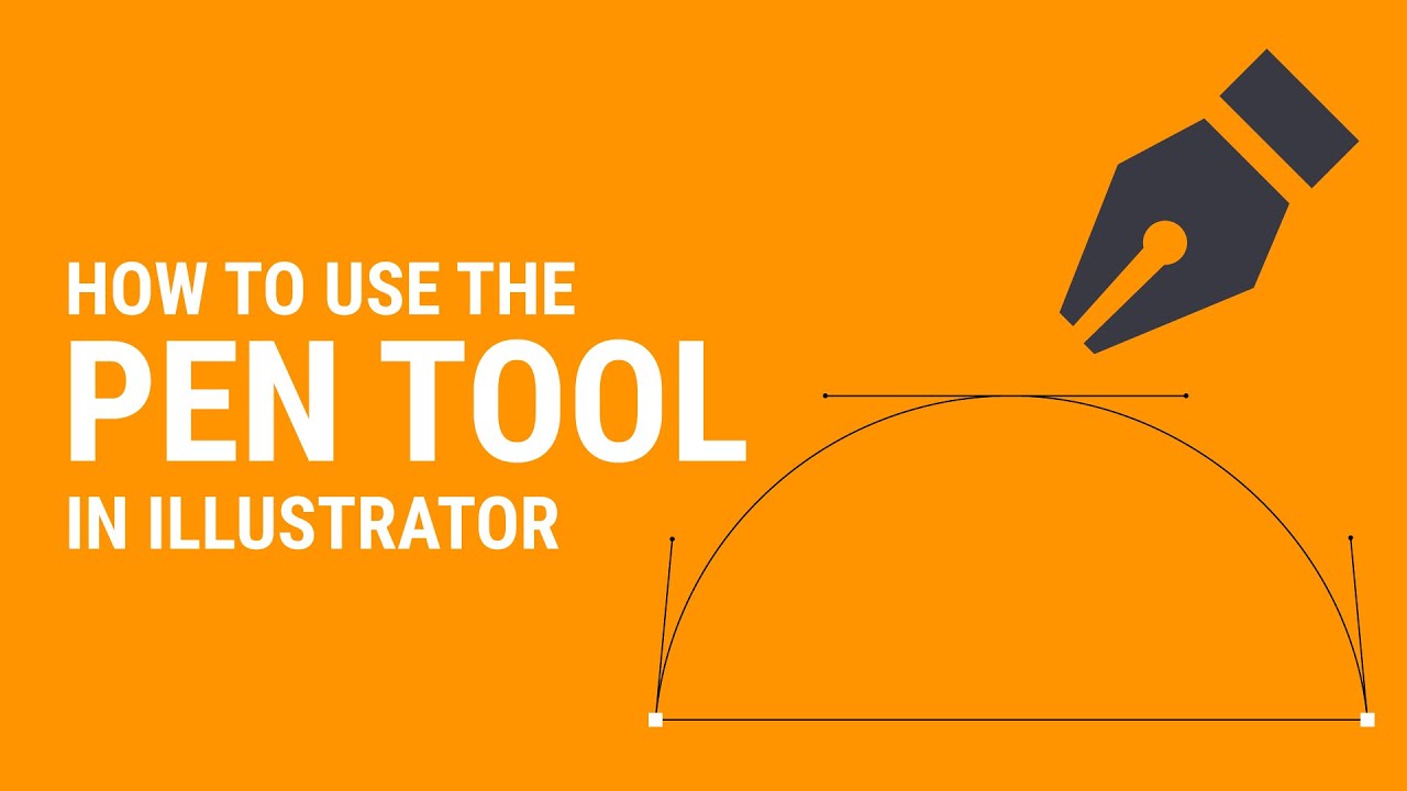 How to Use the Pen Tool in Illustrator (similar to the Photoshop Pen ...