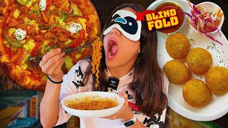 NEVER ORDER FOOD LIKE THIS *INSTANT REGRET* 😱😱| Blind Fold Food Challenge!!