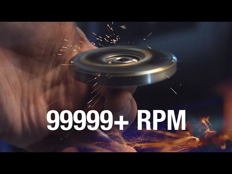 99999+ RPM Fidget Spinner Toy //Cause I Can