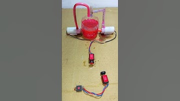 Powering Two Water Pump Using Mini Dynamo Generator _ DC Motor #dcmotor #tech #shorts