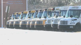Several school districts cancel classes Tuesday