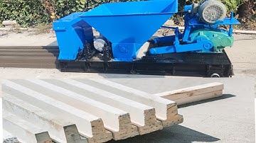 Working Demonstration of Prestressed concrete T beam machine