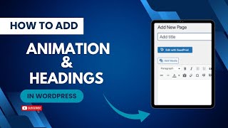 How To Add Heading Animation In WordPress With Elementor (Step-By-Step Tutorial)