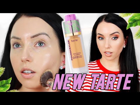 new-tarte-babassu-foundcealer!-{first-impression-review-&-demo!}-dry-skin