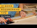 10 Quick Woodworking Tips | Paul Sellers