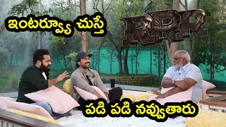 MM Keeravaani Chit Chat with NTR and Ram Charan | #RRRMovie | TjrOpenTalk