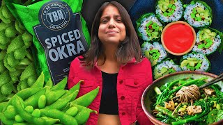 Eating Only Green Color Food For 25 Hours 😱😱 | Food Challenge | @sosaute