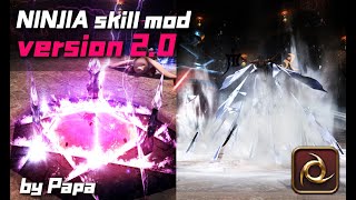 FF14【忍者】技能特效V2.0更新预览/FFXIV NIN skill Mod Patch