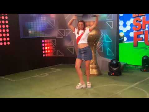 LUCIANA LEÓN BARANDIARÁN CELEBRA LA VICTORIA SOBRE CROACIA CON COREOGRAFÍA ESPECIAL