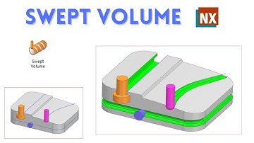 Swept volume | How to use Swept volume in NX | NX 1980 | NX CAD |