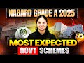 NABARD Grade A Government Schemes | Most Expected Govt Schemes for NABARD 2025 !