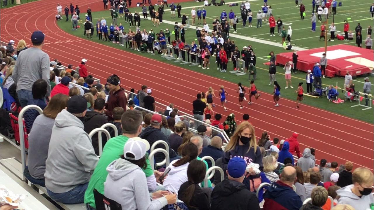 Shawnee Mission North Relays Girls 100m Dash Finals YouTube