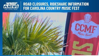 Police announce Myrtle Beach road closures, rideshare location ahead of CCMF