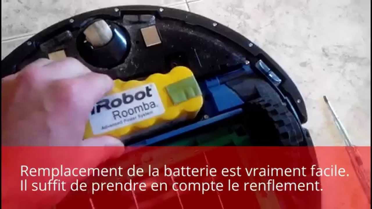 Remplacer la batterie d'un aspirateur robot Roomba de IRobot – L