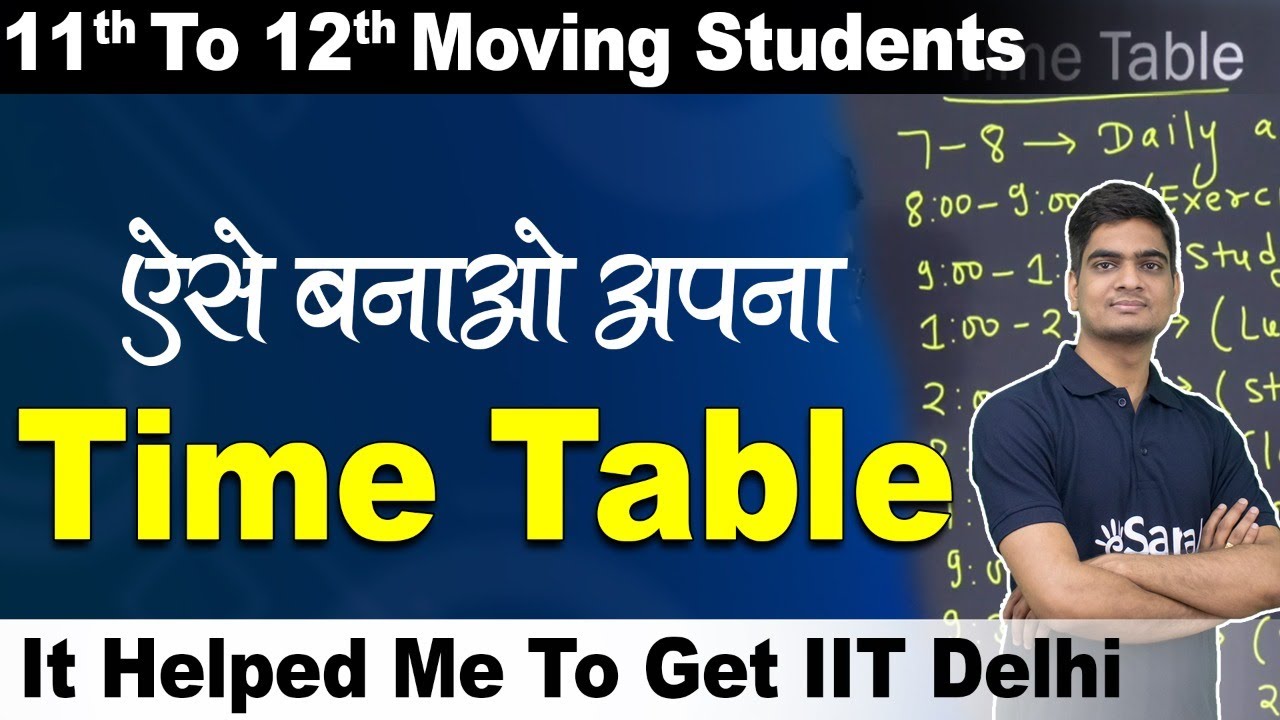 How To Prepare Timetable To Remove Backlog For 11th To 12th Moving How To Prepare Timetable To Remove Backlog For 11th To 12th Moving