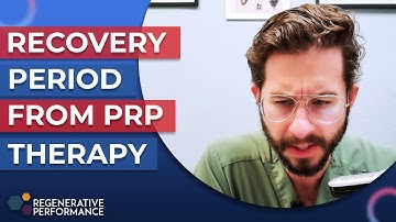 Recovery Period from PRP Therapy