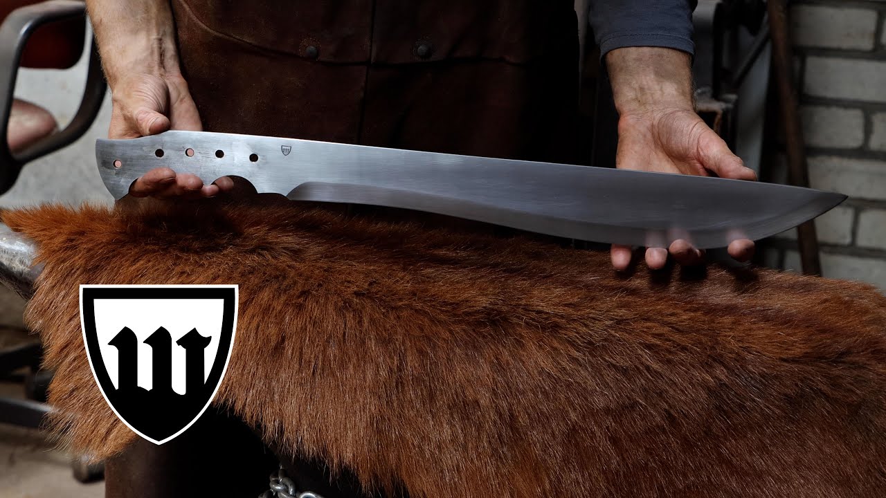 a D guard machete knife , part 2, heat treatment. YouTube