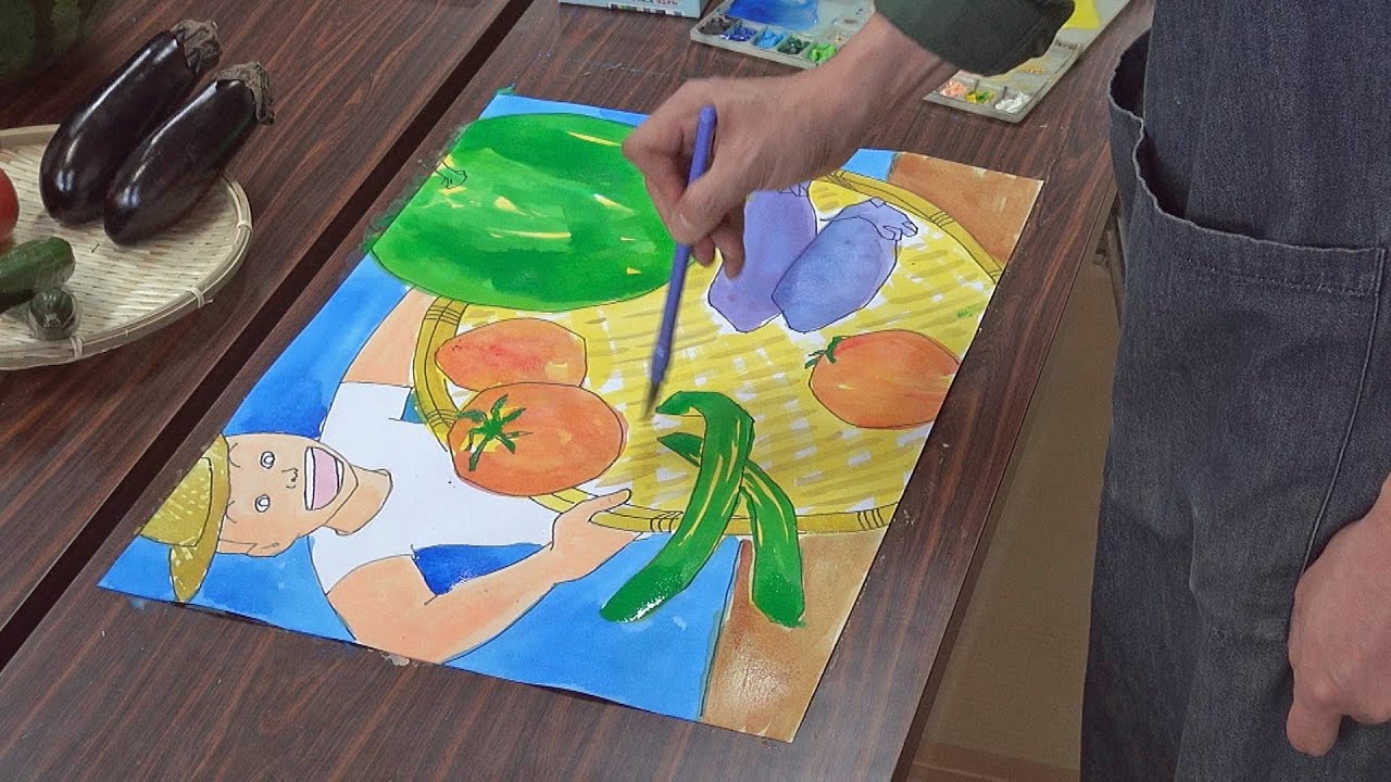 夏休みの宿題もバッチリ 水彩画の描き方 Youtube