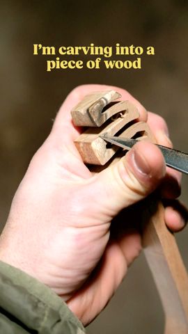 Carving a knife + masher hybrid out of avocado wood! #trees #woodworking #avocado