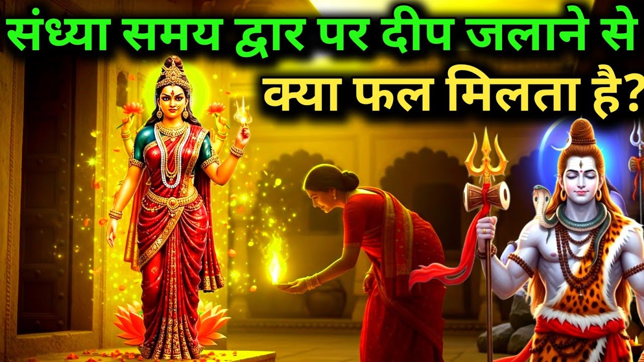 संध्या समय द्वार पर दीप जलाने से क्या होता है? | संध्या दीप का रहस्य| Lakshmi Kripa | Dharmik Katha