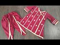 How To Cut And Stitch Tulip Shalwar With Frock Step By Step Easy Tutorial|Baby Girl Eid Dress Design