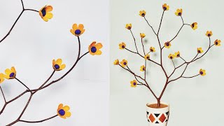 Easy Tree Branch Decorating Ideas| Home Decorating Ideas Handmade Easy |Best out Of Waste Craft Idea