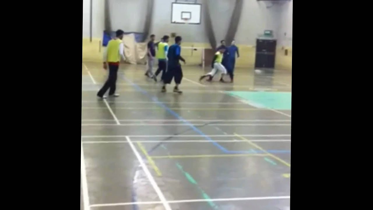 Amazing football Slide Tackle (indoor) Must Watch!!. Messi Ronaldo