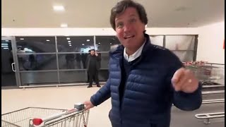 Tucker Carlson FANGIRLS Over Russian Grocery Store