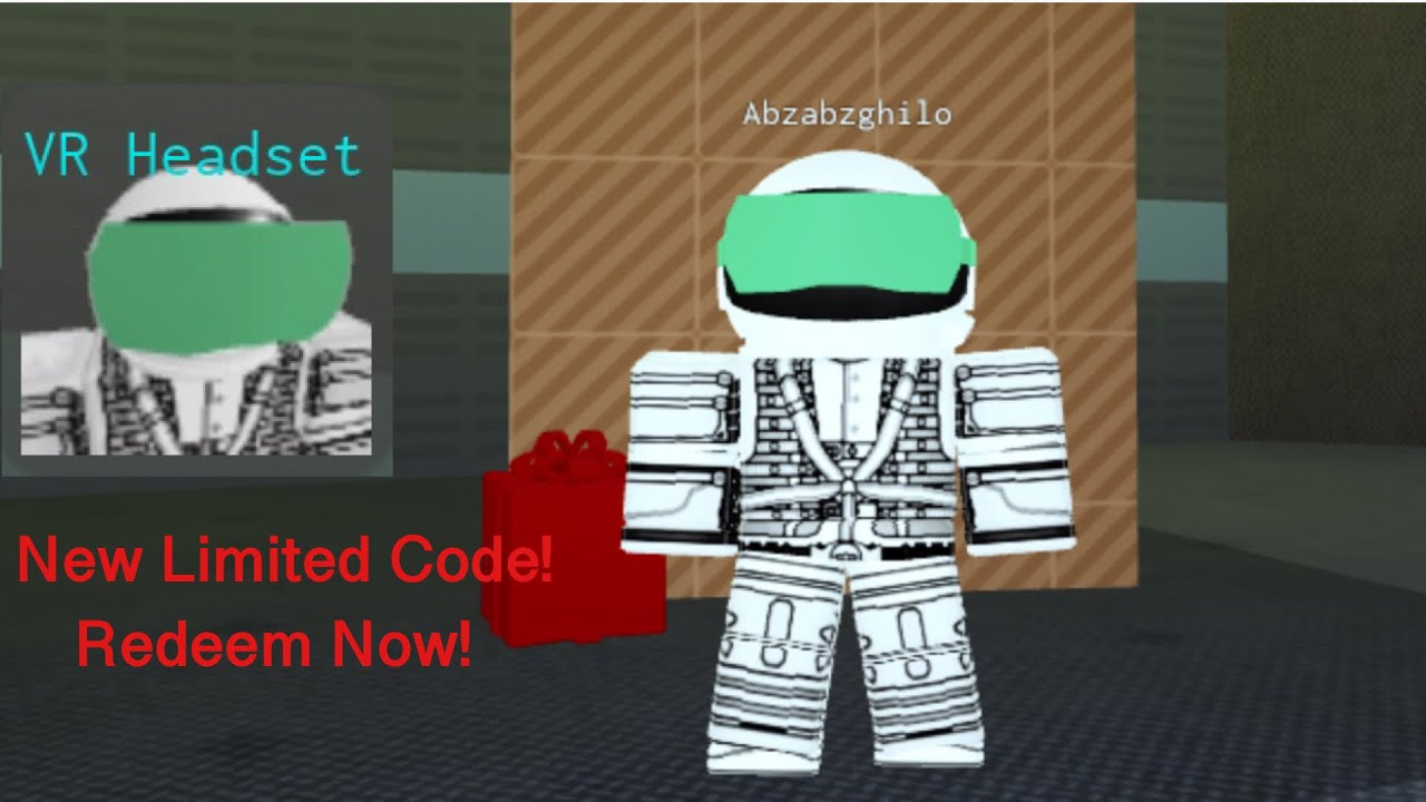 New Code For The Vr Headset Hat In Imposter Roblox Youtube