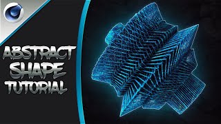 How to Make Abstract Shapes in Cinema 4D (NO PLUGINS)
