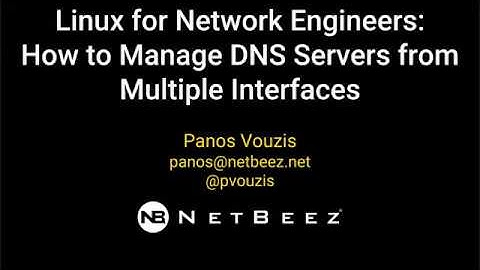 How to Manage DNS Servers from Multiple Interfaces