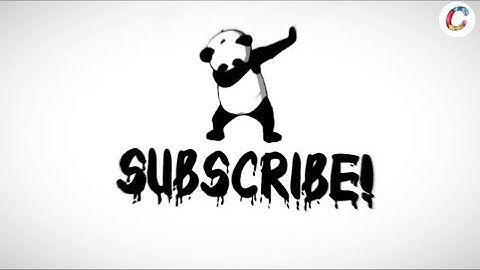 FREE PANDA SUBSCRIBE INTRO VIDEO