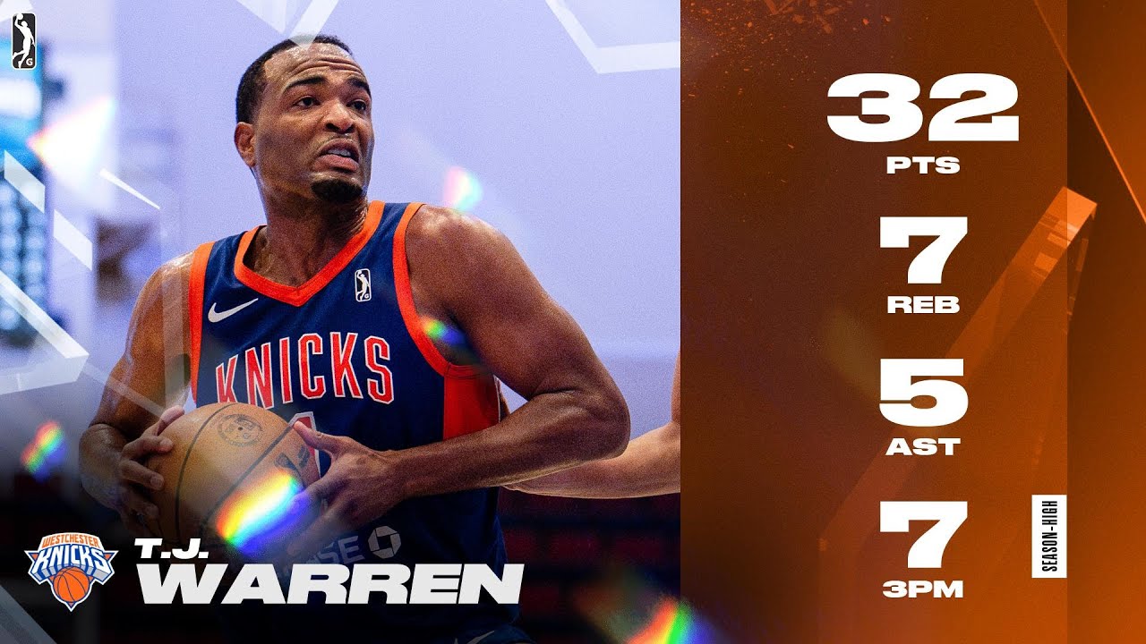 MLB時々NBA T.J. Warren Drops 32 PTS, 7 REB & 7 3PM in OT Win Over Magic - YouTube