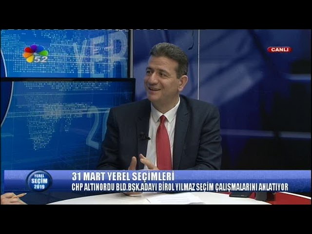 28/02/2019 YEREL SEÇİM 2019 - BİROL YILMAZ / CHP ALTINORDU BELEDİYESİ BAŞKAN ADAYI