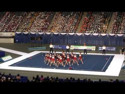2012 第２４回 全日本学生チアリーディング選手権大会　早稲田大学